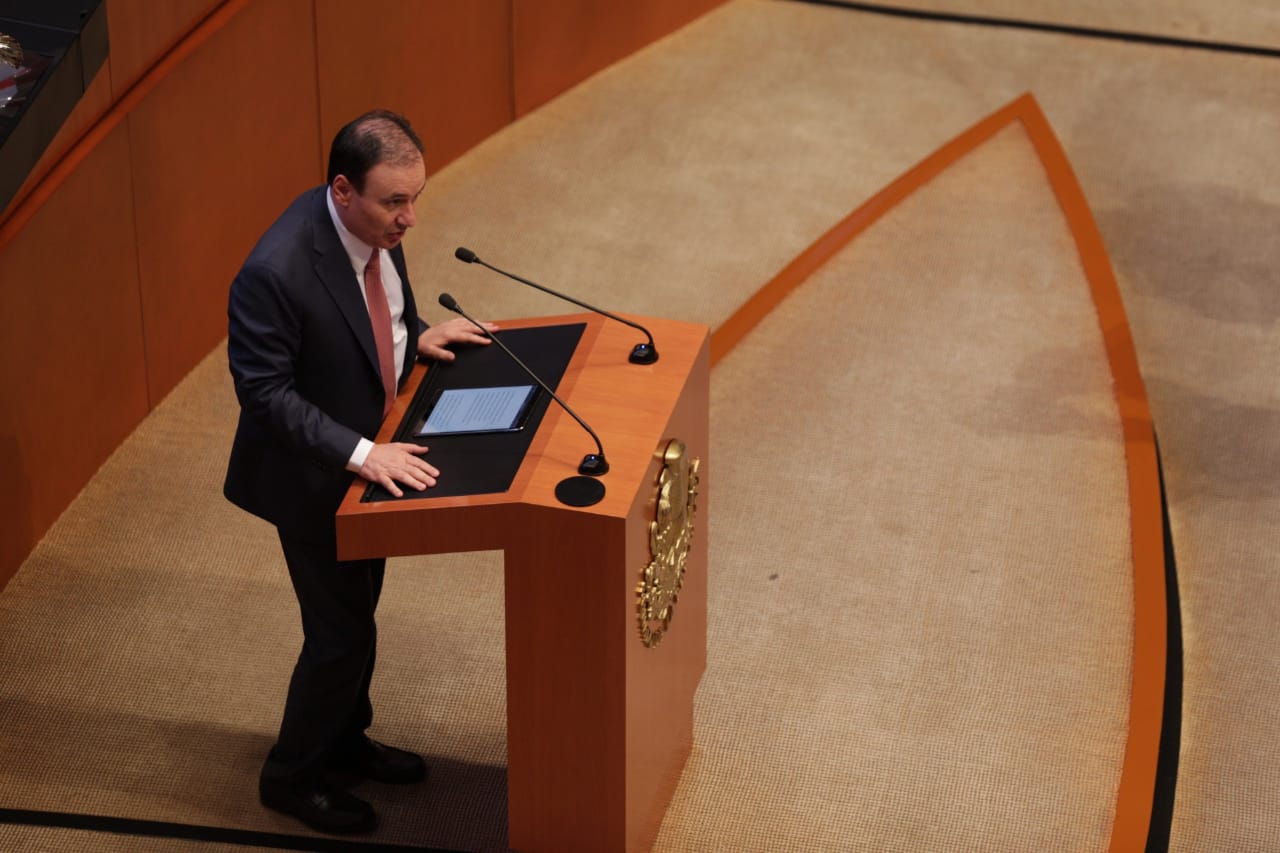 Alfonso Durazo en el Senado de la República (Omar Franco)