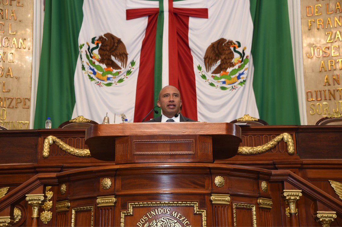 El diputado Héctor Barrera propuso endurecer las sanciones por robo a casa habitación. (@Congreso_CdMex)