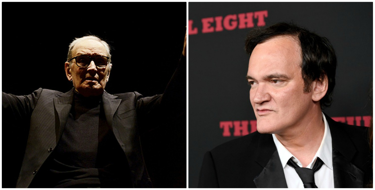 Ennio Morricone y Quentin Tarantino. (Reuters)