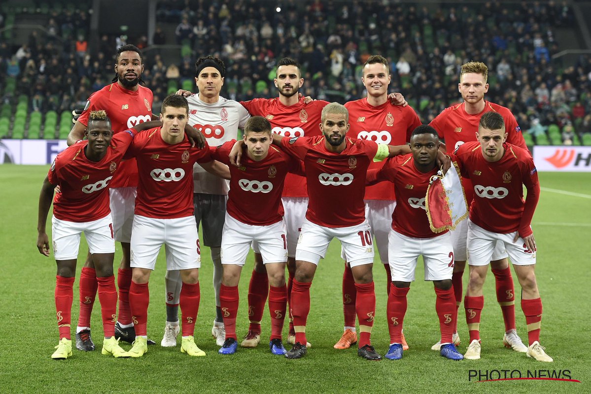 Jugadores del Standard Lieja (Twitter @Standard_RSCL)