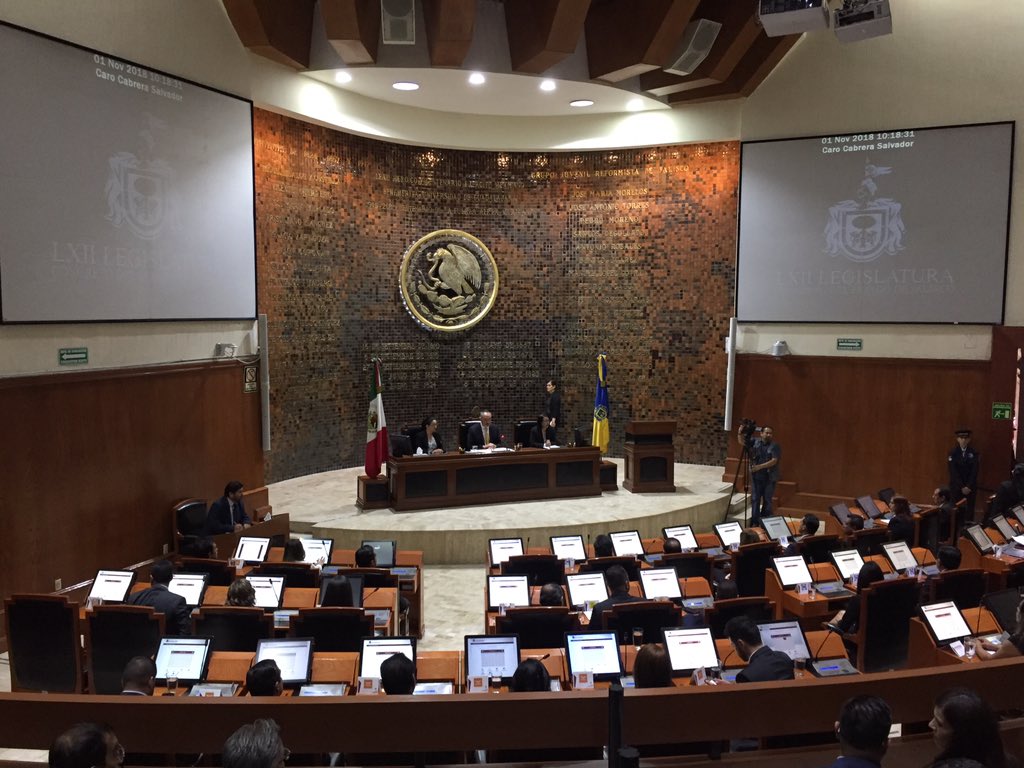 LXII Legislatura del Congreso del Estado del Jalisco (Tomada de Twitter @LegislativoJal)