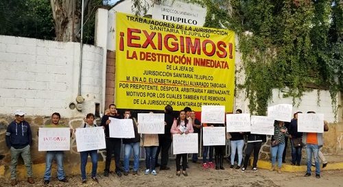 Manifestantes. (Especial)