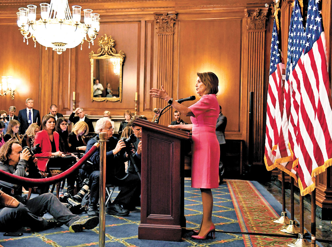 Nancy Pelosi busca ser presidenta de la Cámara baja. (Reuters)
