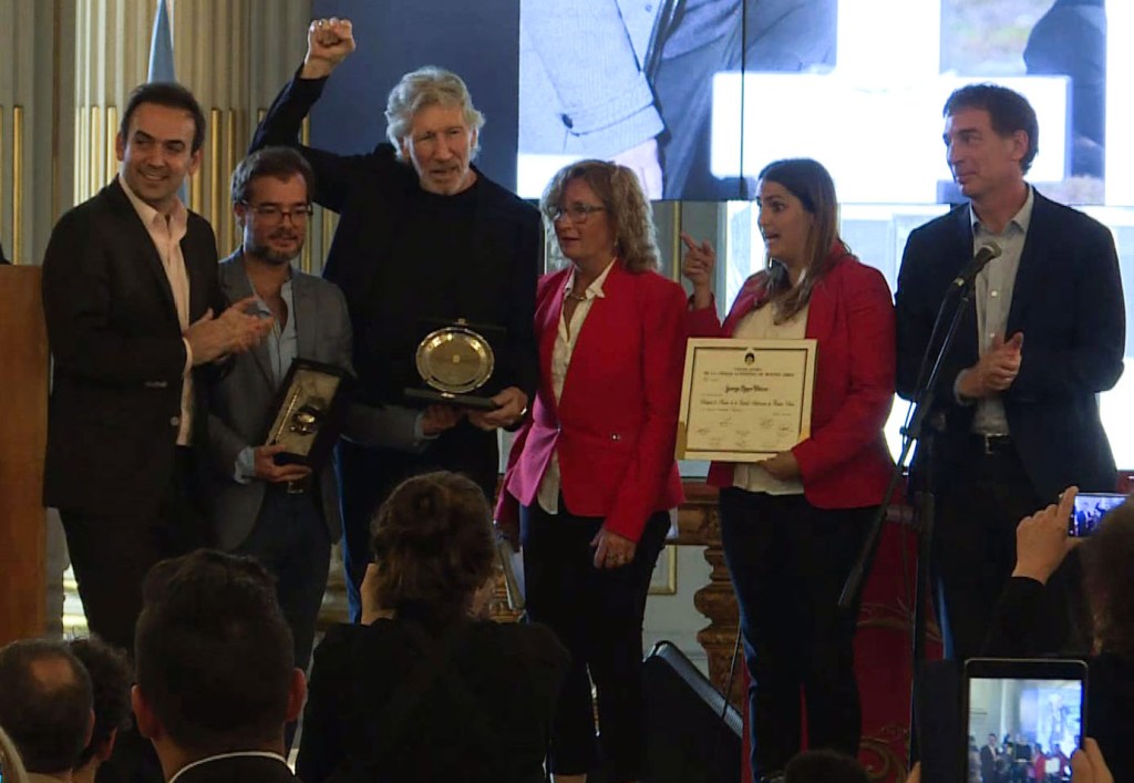 Roger Waters es reconocido en Argentina por su labor humanitaria (Foto: AFP)