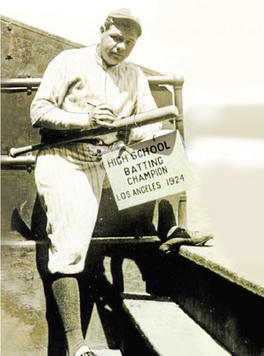 Subastarán bate del primer jonrón de Babe Ruth (Cortesía)