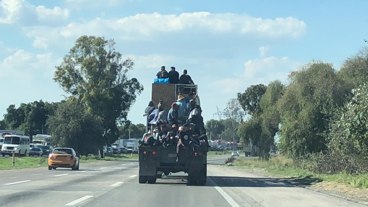 Los migrantes se dirigen a Guanajuato y a San Luis Potosí. (Estrella Álvarez)