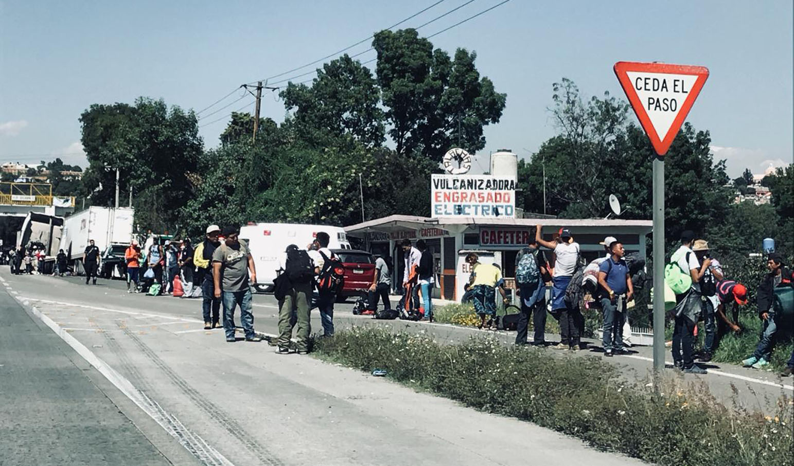 El cruce por Tepeji podría registrarse nuevamente a bordo de unidades particulares. (Francisco Villeda)