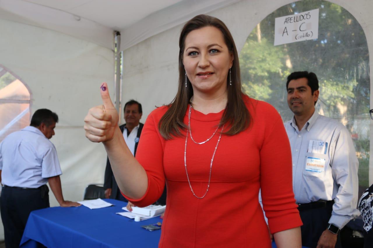 Martha Erika Alonso descartó cualquier tipo de presión sobre los magistrados para que tomen una decisión en concreto (@MarthaErikaA)