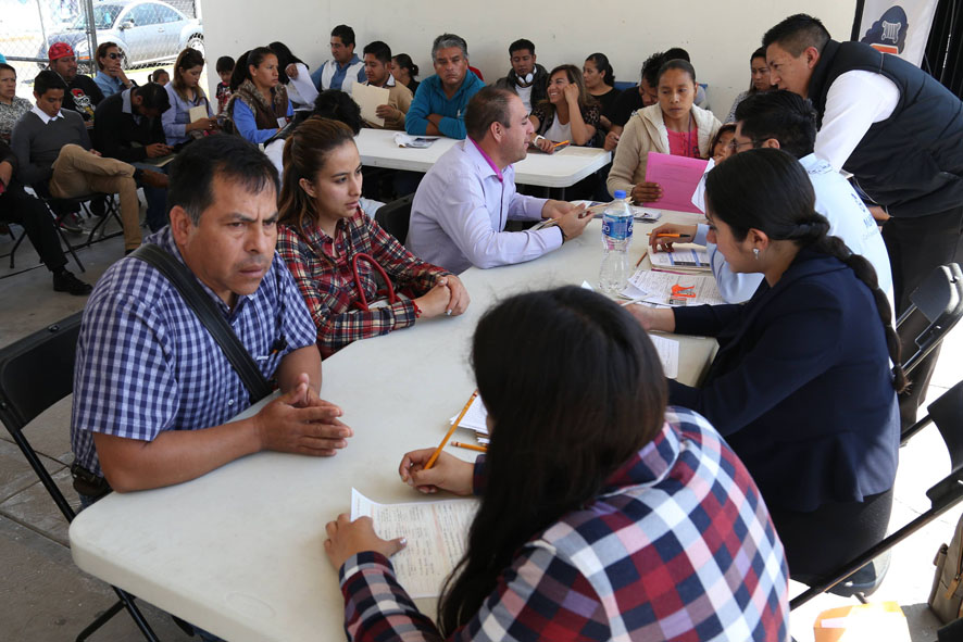 Feria del Empleo en Mineral de la Reforma. (Jorge Sánchez)