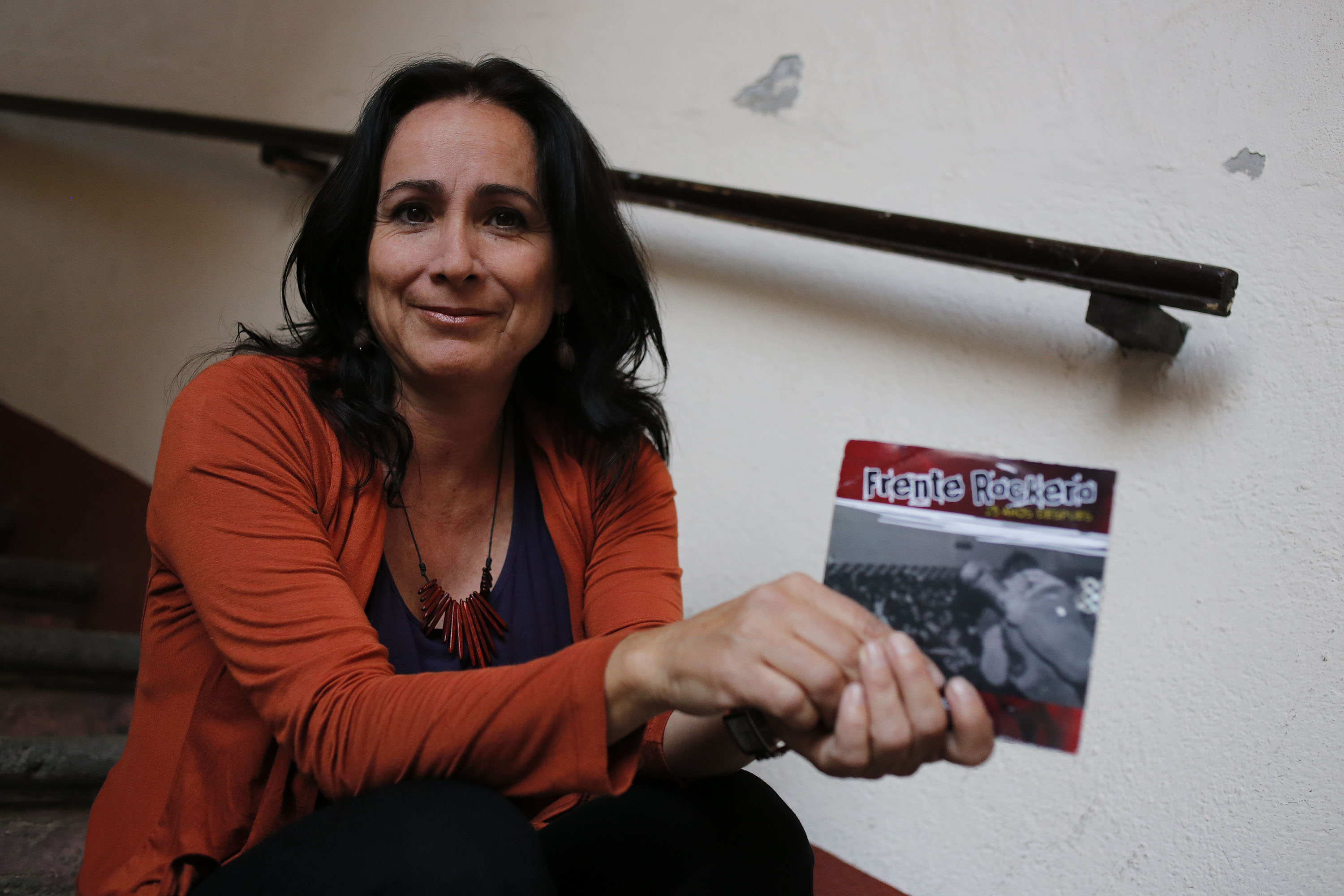 Gabriela Benítez, fundadora y promotora activa del Frente rockero (FR) (Andrés Lobato)
