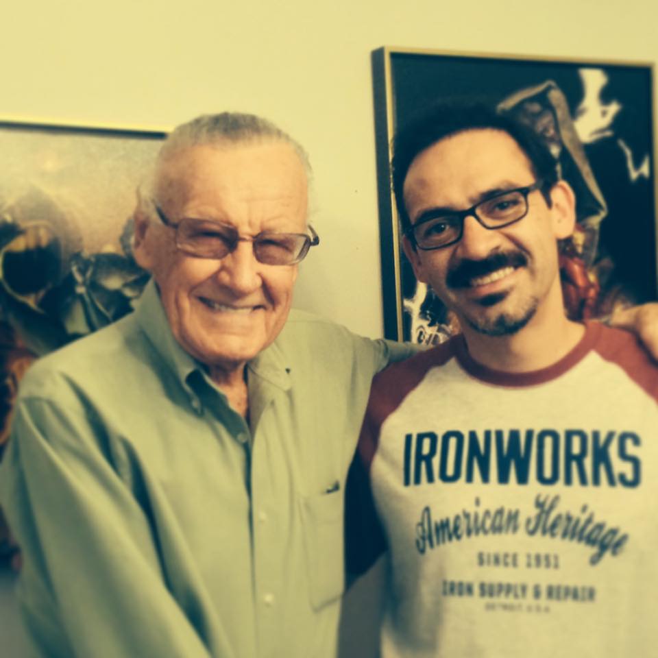 Humberto Ramos y Stan Lee (Foto: Facebook)
