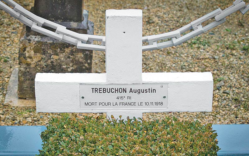 La muerte de Trebuchon fue “adelantada” 24 horas para que no coincidiera con el armisticio. (Foto: AP)