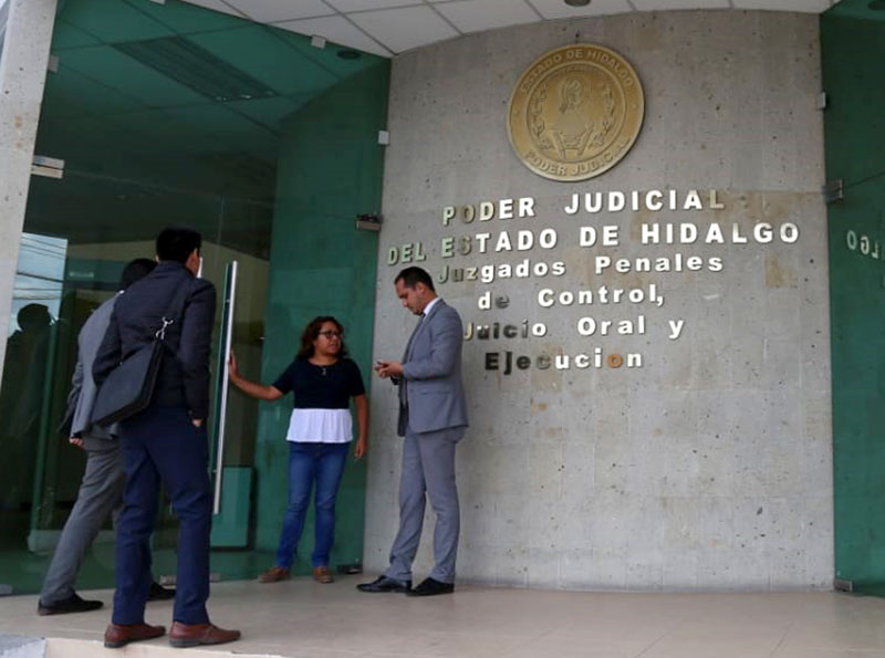 Sede de las salas de juicios orales en Pachuca.(Jorge Sánchez)