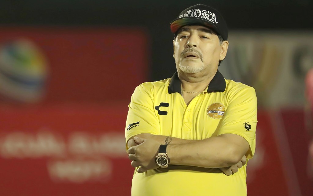 Diego Armando Maradona, técnico de Dorados (Imago7)
