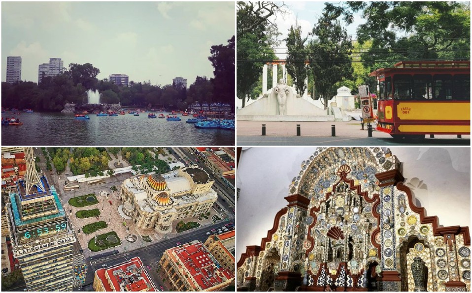 Estos son algunos de los lugares que se pueden visitar en la Ciudad de México. (Tomadas de Instagram)