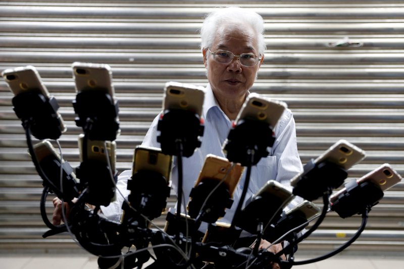 Chen San-yuan es conocido como el "abuelo Pokémon". (Reuters)
