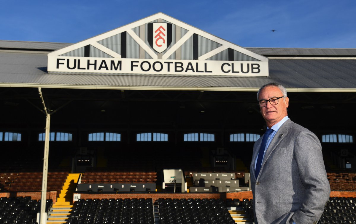 Claudio Ranieri, nuevo técnico del Fulham (@FulhamFC)