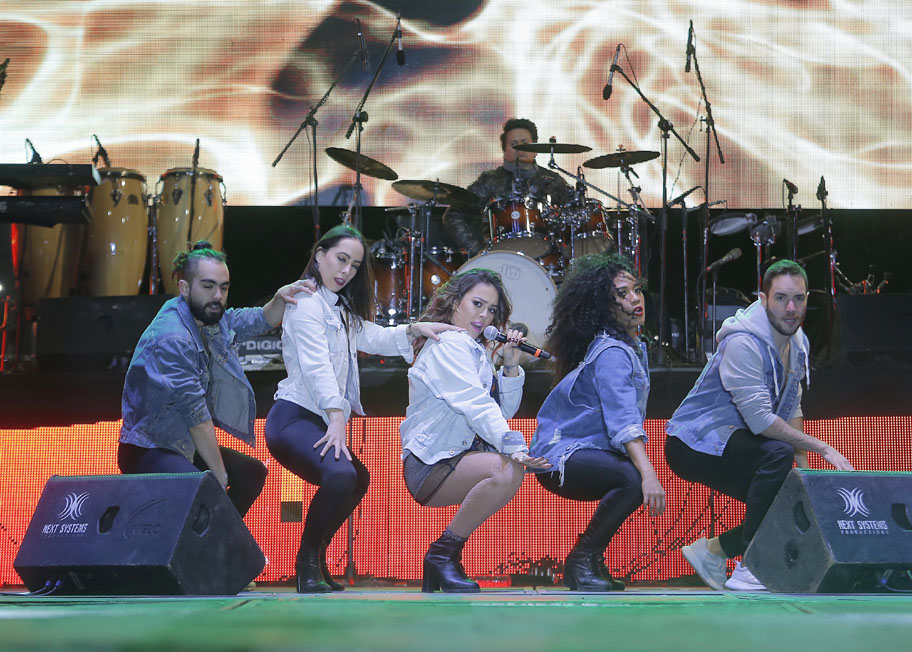 Danna Paola cautivó con su nuevo sencillo "Final Feliz". (Saúl González)