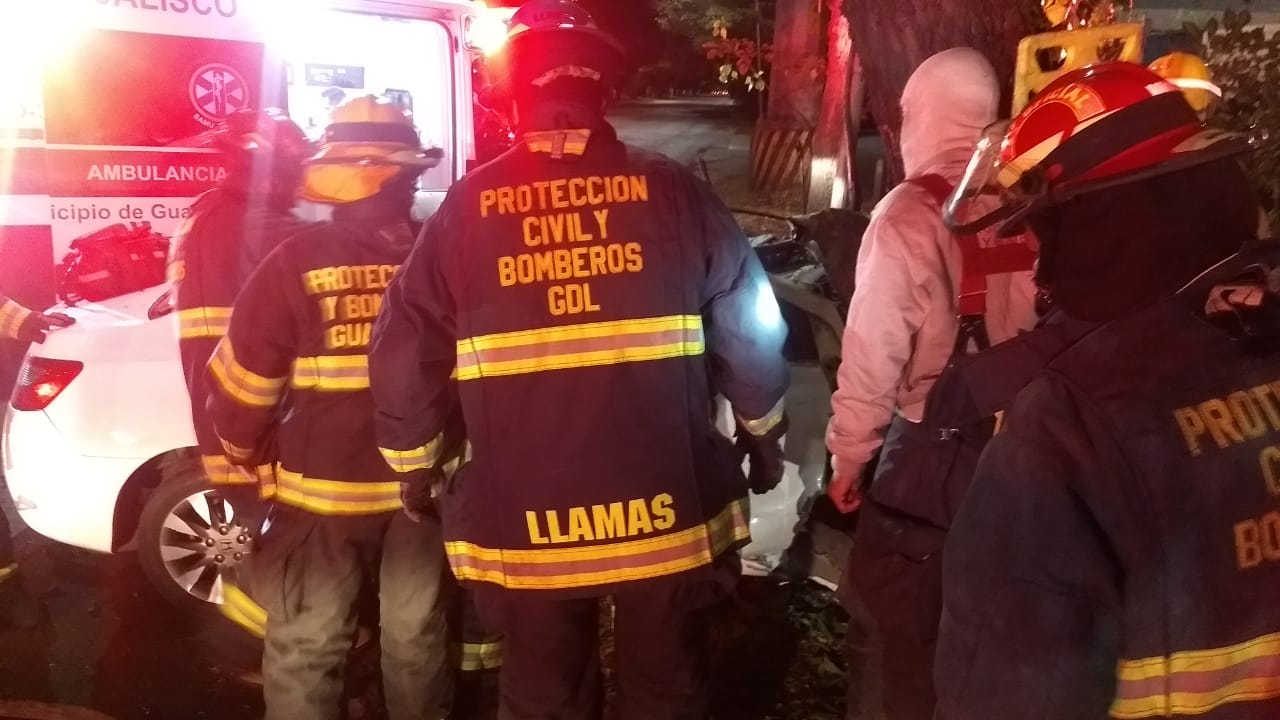 Los tripulantes del auto iban a exceso de velocidad y estaban alcoholizados (Cortesía).