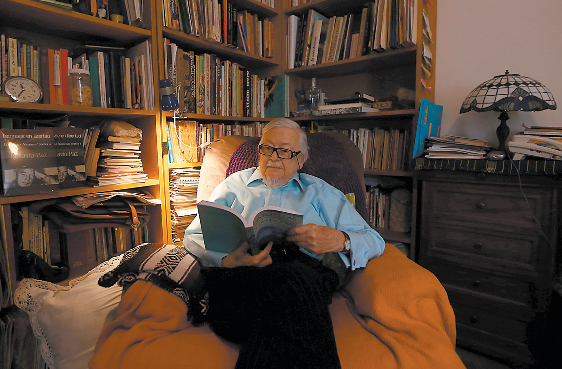 El autor de ‘José Trigo’ recordaba con afecto su amistad con José Carlos Becerra. (Nacho Reyes)