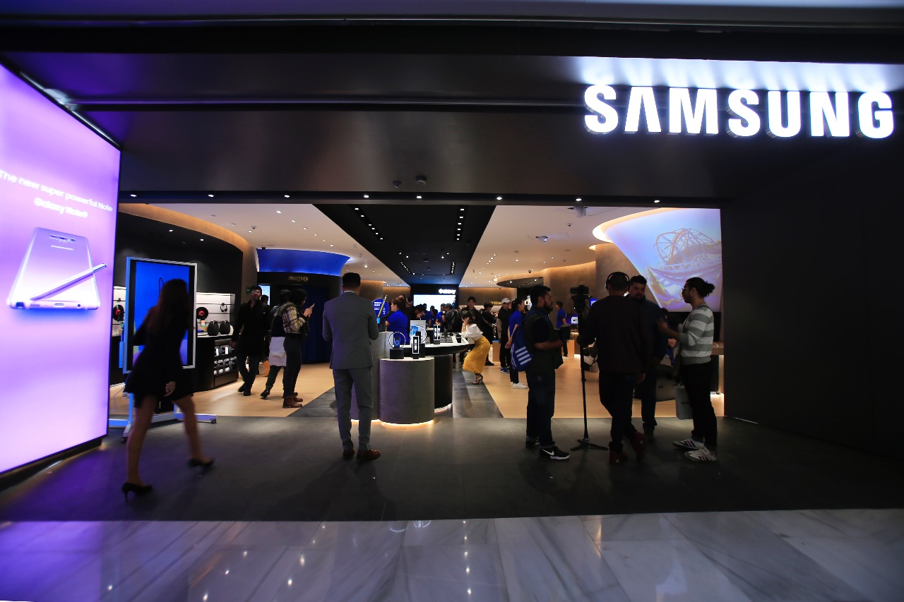 Es la novena tienda de Samsung que abre en México. (Ariana Pérez)
