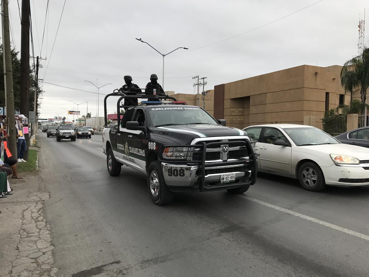 Operativos de seguridad en Tamaulipas.