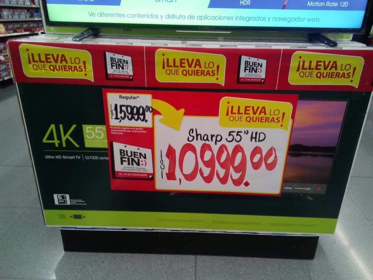 En Walmart Toreo pusieron una coma errónea, por lo que tuvieron que respetar el precio. (Tomada de Twitter)