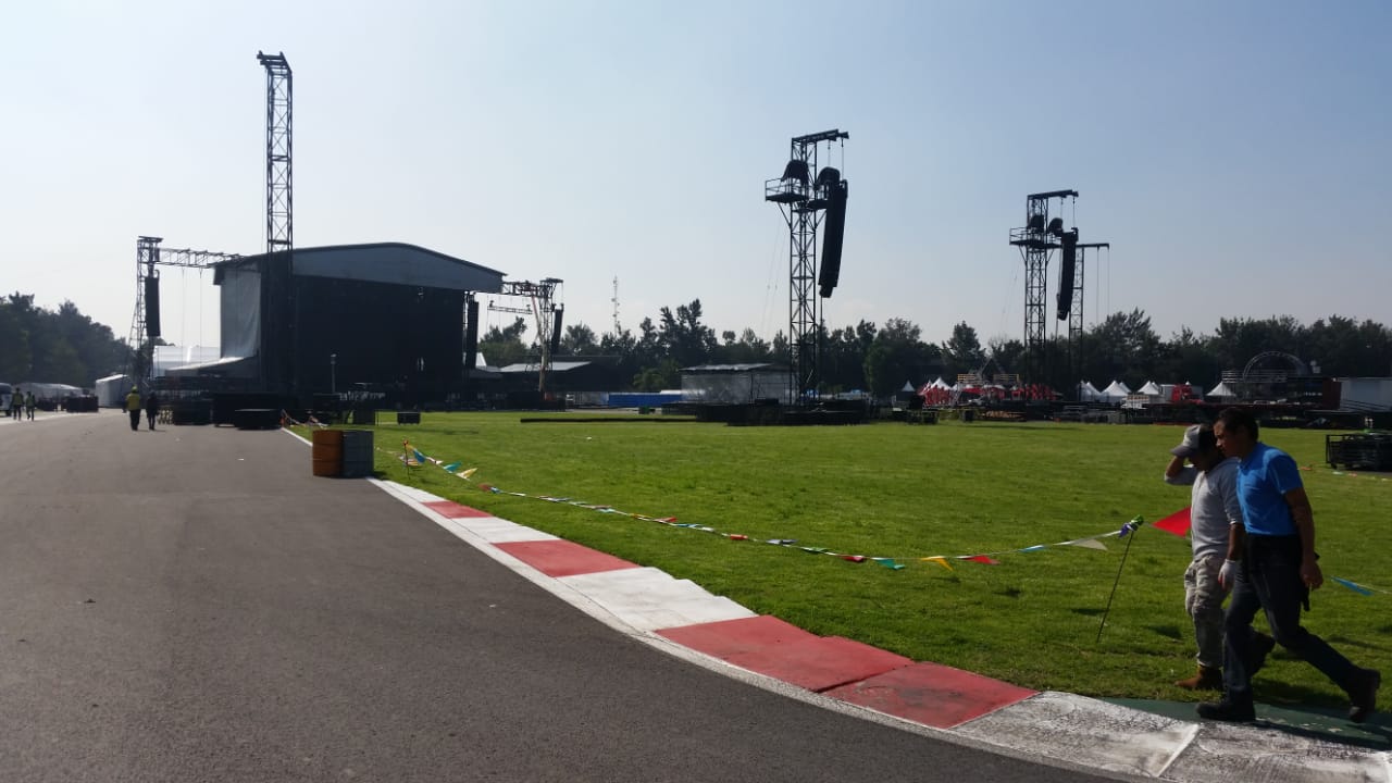 Todo está listo para iniciar las actividades de la edición 2018 del Corona Capital. (Foto: Eduardo Gutierrez)