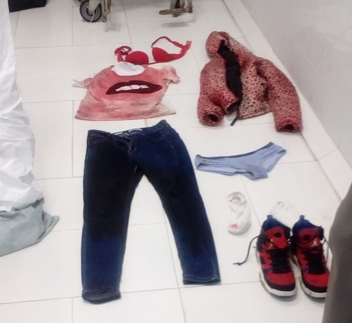 La ropa que vestía la joven hallada en una maleta en Tlatelolco.