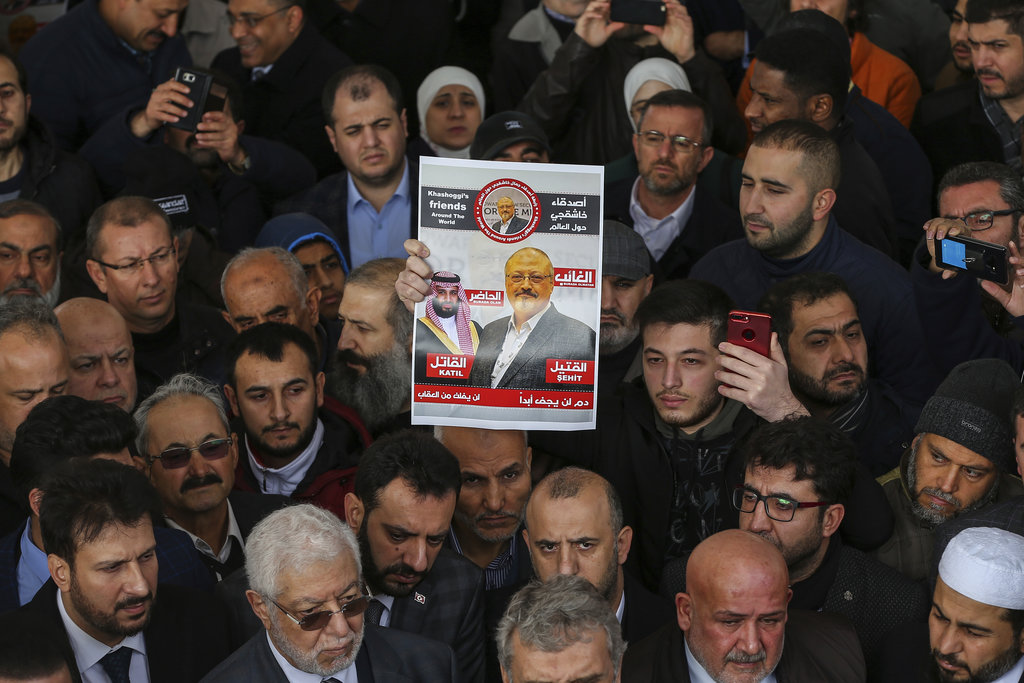 The Wahington Post publicó que el príncipe heredero de Arabia Saudita tenía relación con el asesinato de Jamal Kashoggi. (AP)