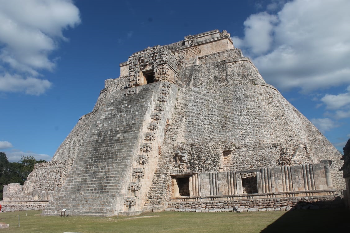 La pirámide de Uxman, uno de los atractivos de Yucatán. (PABLO FLORES)