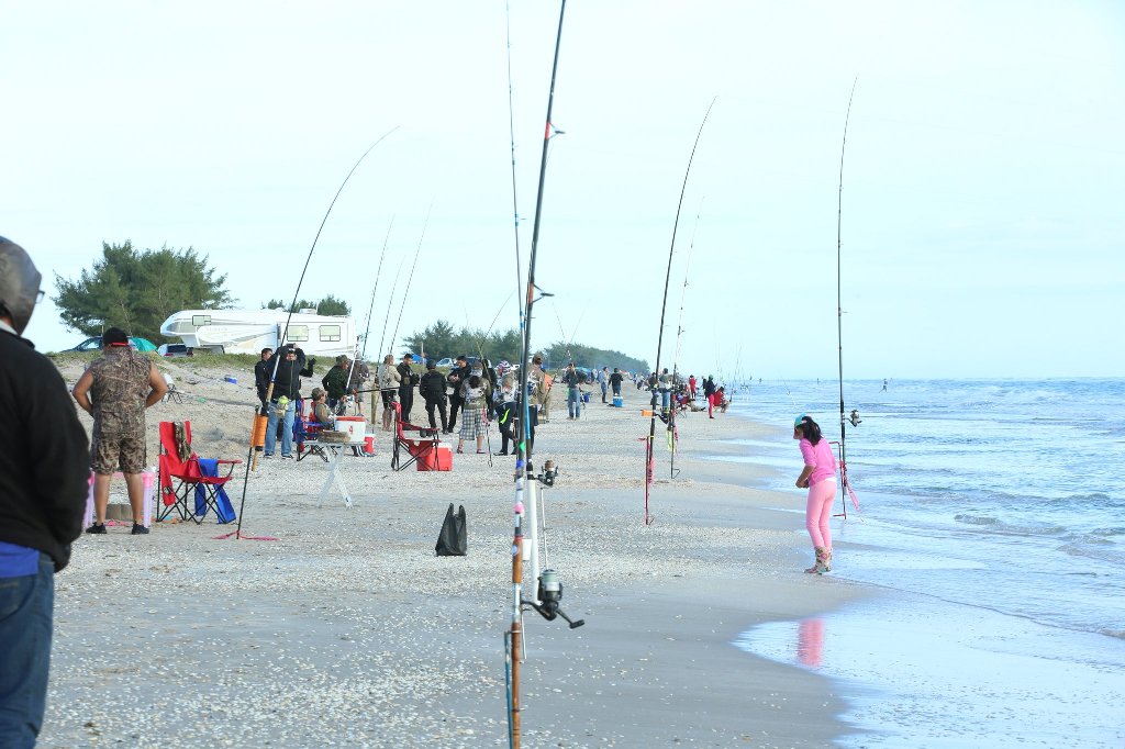 Pescadores participaron en el torneo de Soto la Marina.