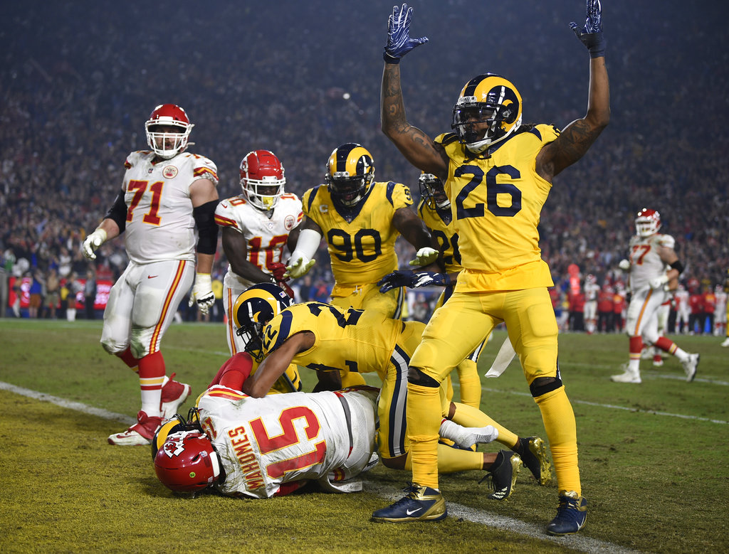 Los Rams superaron a los Chiefs en el Monday Night Football (AP)