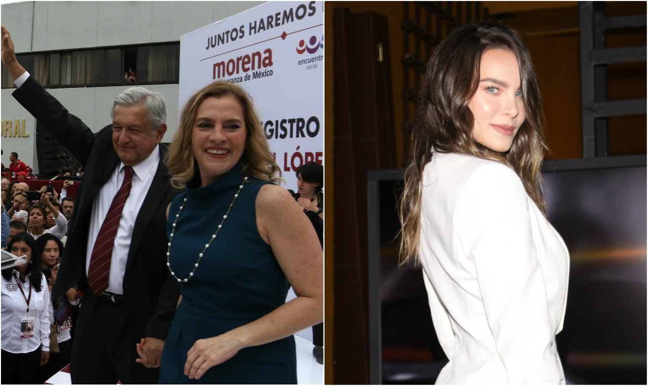 Beatriz Gutiérrez Müller  y Belinda. (Cuartoscuro)