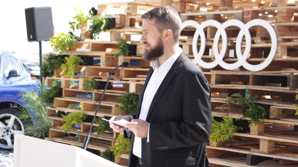 Erich Auer, director de Servicios de Planta y Medio Ambiente de Audi México (Jesús Zavala)