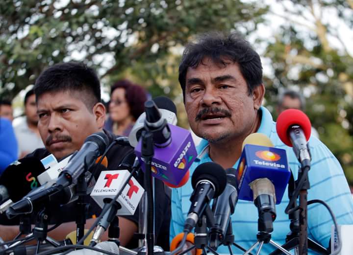 Felipe de la Cruz, vocero del colectivo “Nos faltan 43”. (Rogelio Agustín)