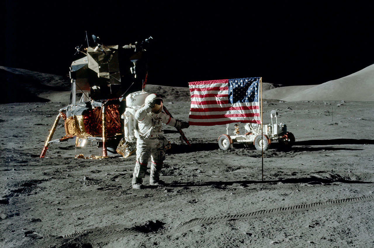 Eugene Cernan fue el último hombre en la Luna. (NASA)