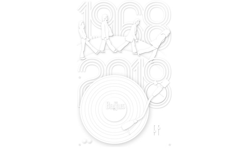 Los autores intelectuales: Harrison, McCartney, Starr y  Lennon. (Ilustración: Luis Miguel Morales)