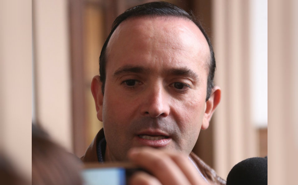 Carlos de la Fuente, coordinador de la fracción panista. Foto: Raúl Palacios