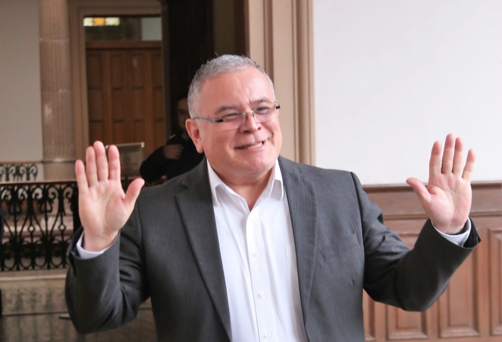 El coordinador del Partido del Trabajo, Asael Sepúlveda. (Raúl Palacios)