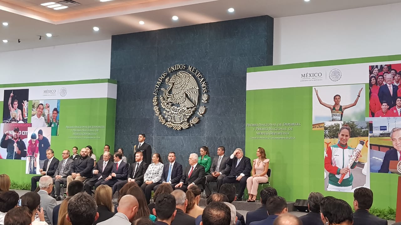 Enrique Peña Nieto hace entrega del Premio Nacional de Deportes 2018 (Zeltzin Zamora)