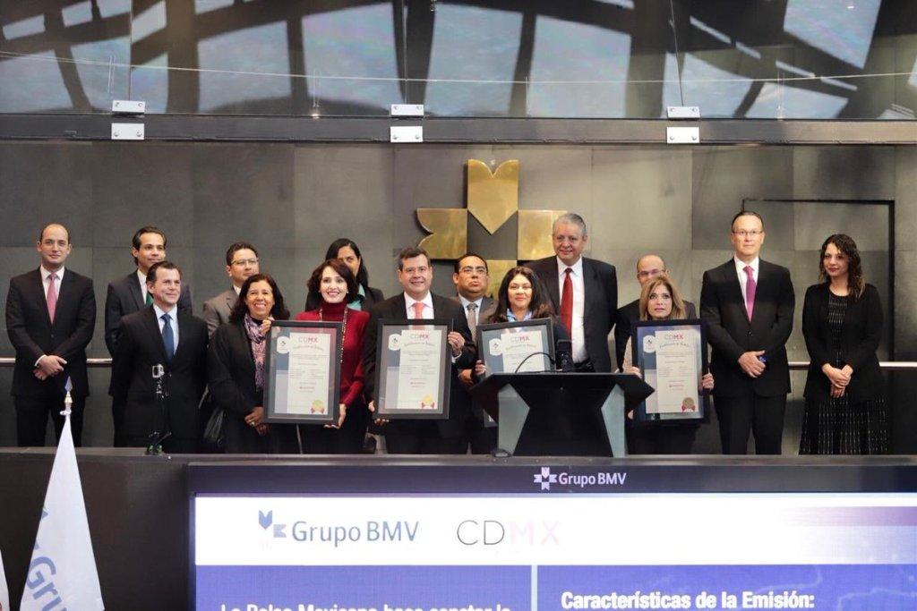 El gobierno capitalino colocó un Bono Verde por mil 100 millones de pesos. | Twitter @GobCDMX