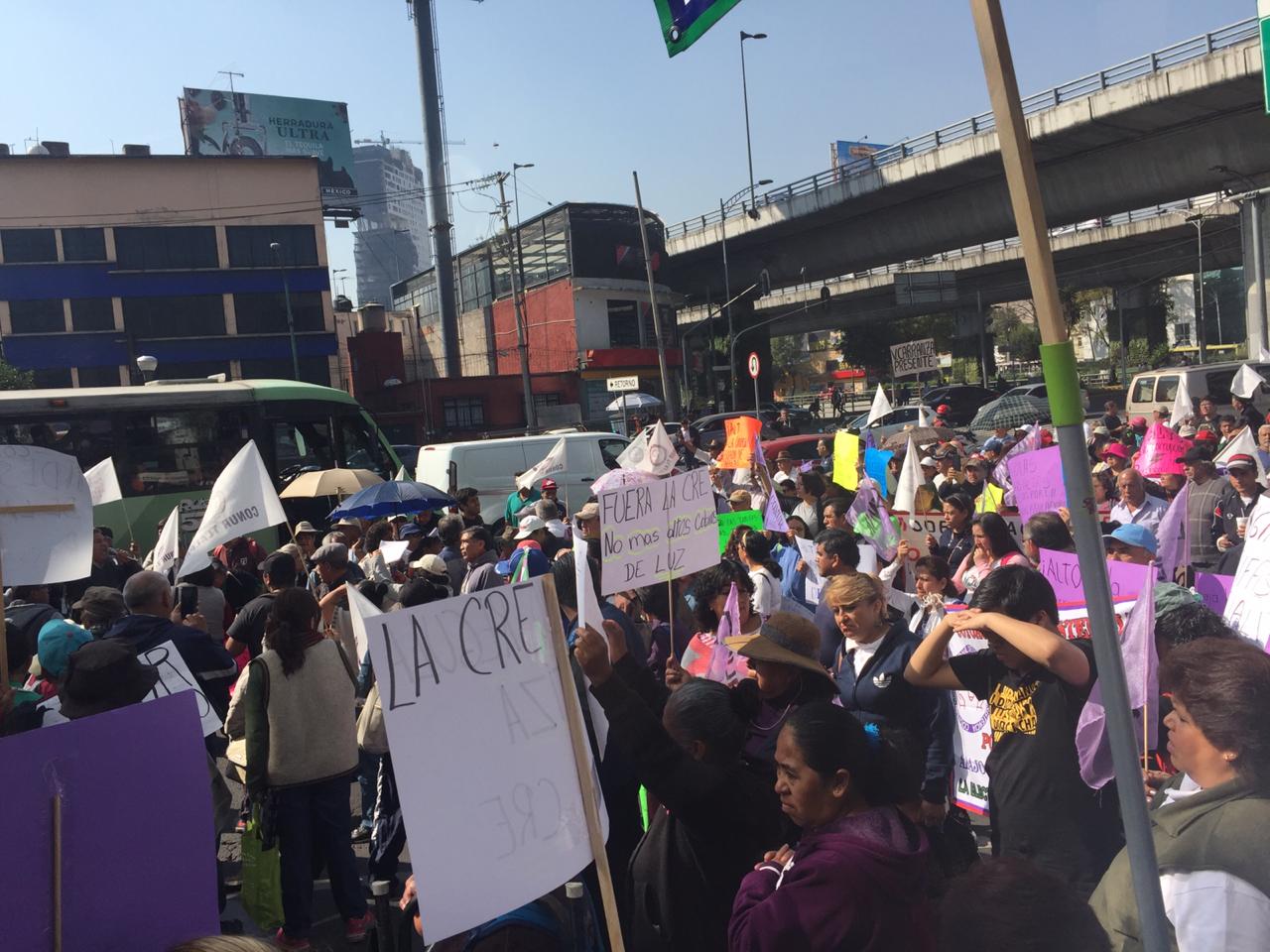 Los manifestantes marcharon del Parque Liga Maya y del Metro Barranca del Muerto. | Yeshua Ordaz