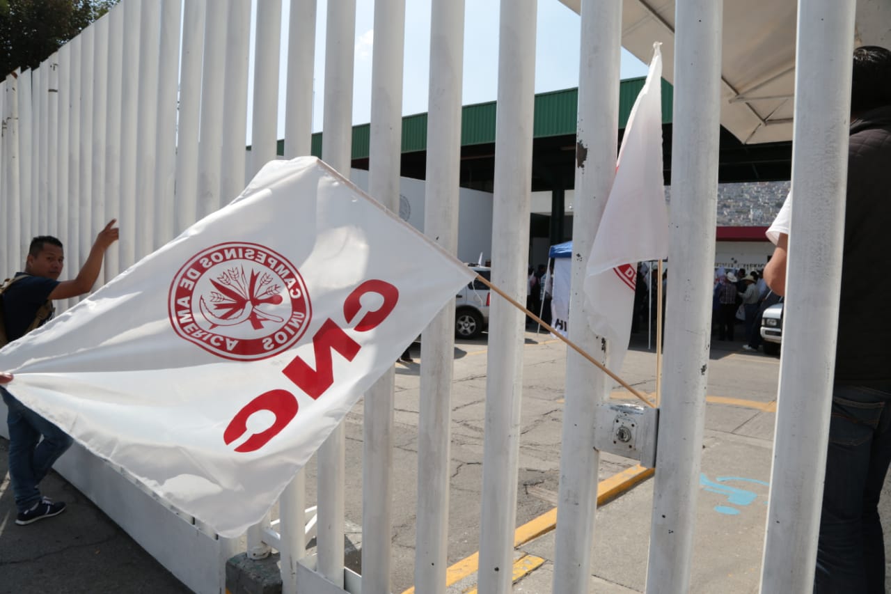 Se unieron a la manifestación las organizaciones campesinas de CCI y UDC.