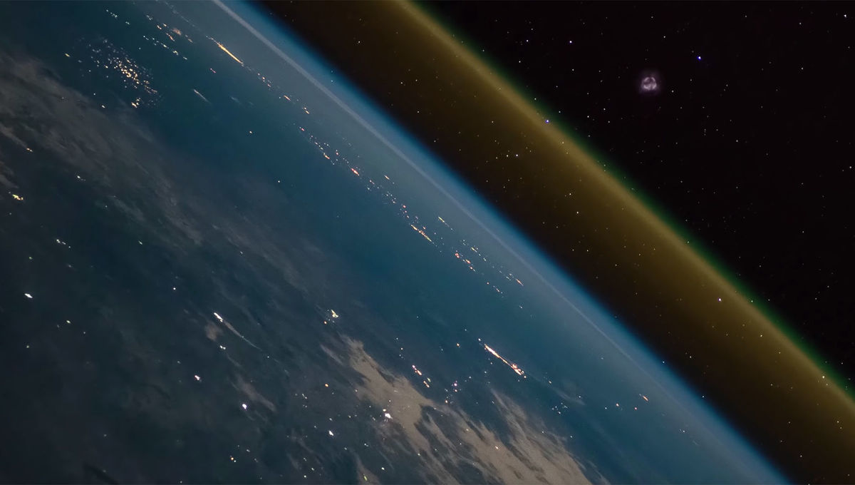 El video fue capturado desde la Estación Espacial Internacional. (ESA)