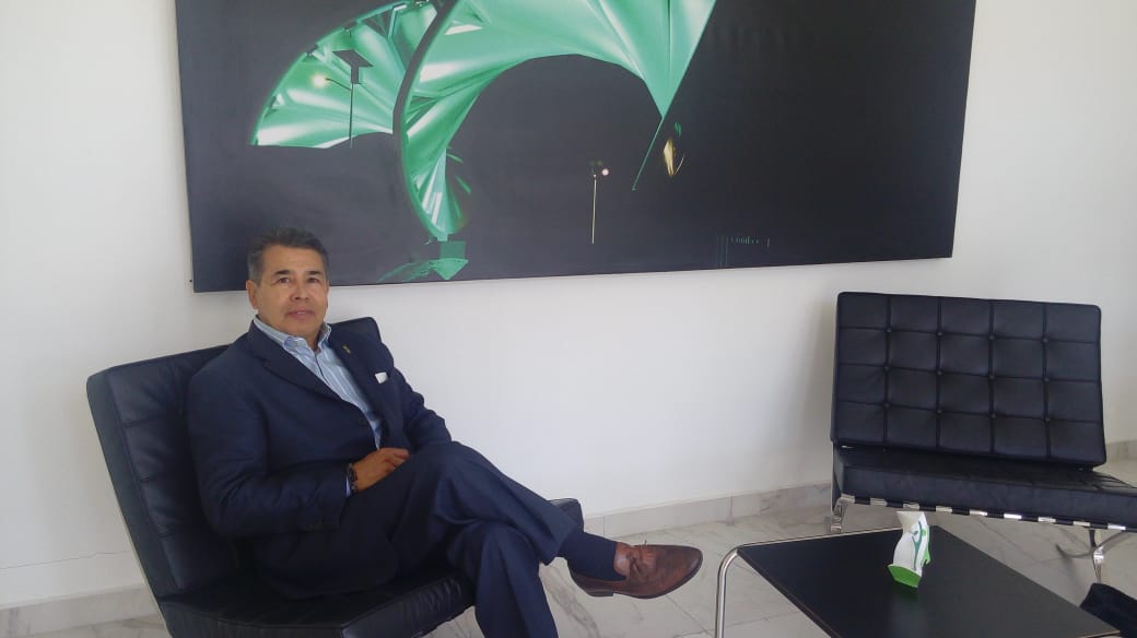 Óscar Súchil Villejas, coordinador general del consejo rector de Pachuca Ciudad del Conocimiento. (Elizabeth Hernández)