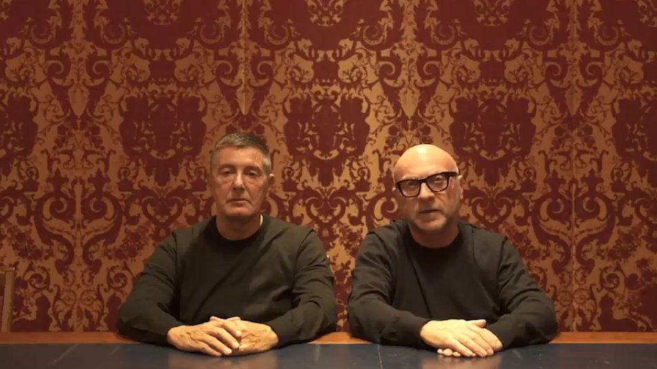 Stefano Gabbana y Domenico Dolce se disculparon por la polémica. (Twitter: @dolcegabbana)