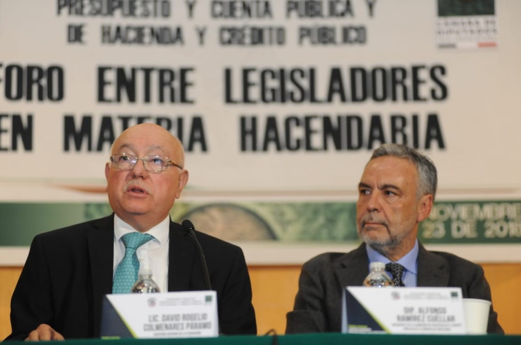 El titular de la ASF, David Colmenares, participó en el “Foro entre Legisladores en Materia Hacendaria”. (Twitter | @Mx_Diputados)