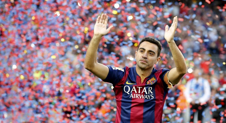 Xavi Hernández, ex mediocampista del Barcelona (Reuters)
