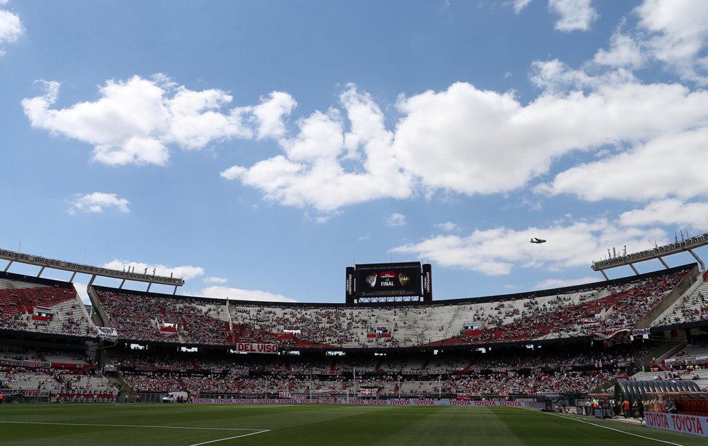 La cancha del Estadio Monumental (Reuters)
